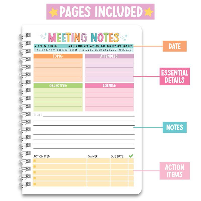 AgendaPro Meeting Notebook for Work