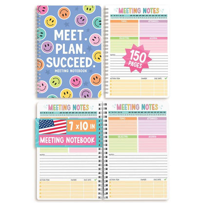 AgendaPro Meeting Notebook for Work